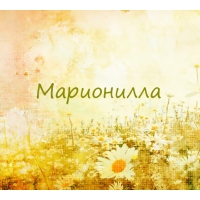 Марионилла на картинке с ромашками для авы