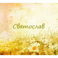 Святослав на картинке с ромашками для авы