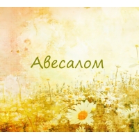 Авесалом на картинке с ромашками для авы